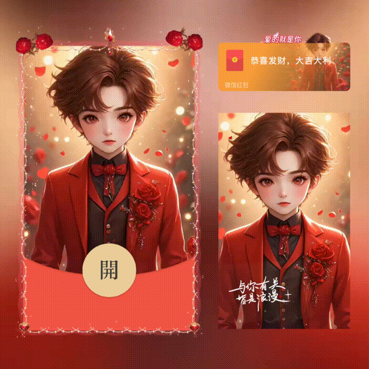 【红包封面】爱的就是你男/新版动态/xn