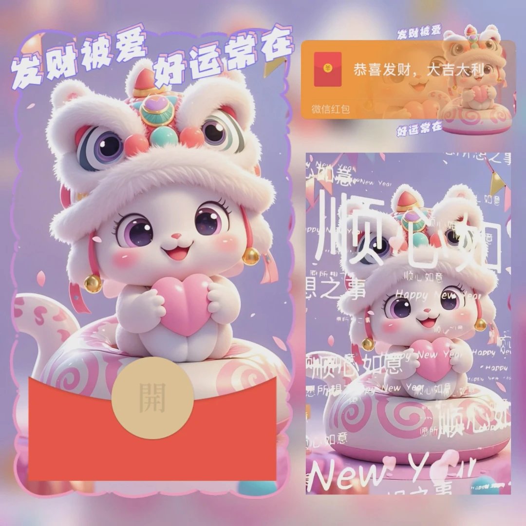 【红包封面】2025发财好运蛇蛇/蛇年/wl