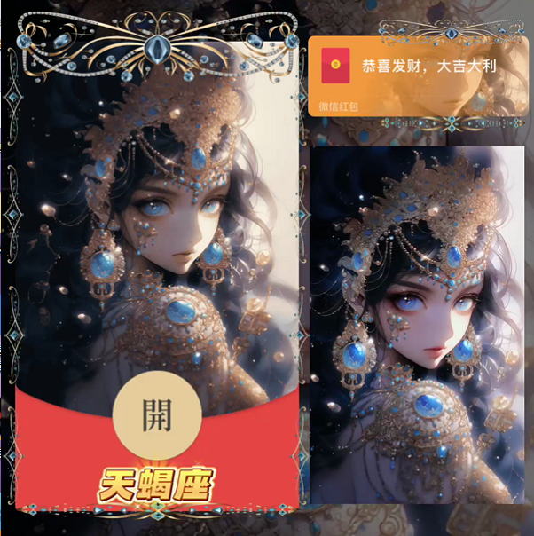 【红包封面】SY天蝎座女神/异形动态