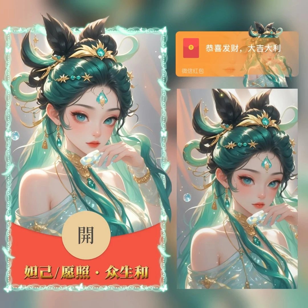 【红包封面】妲己/愿照·众生和/tao