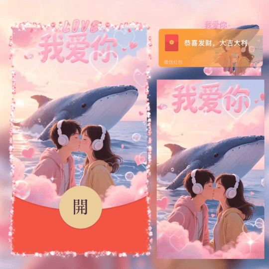 【红包封面】我爱你情侣/nn