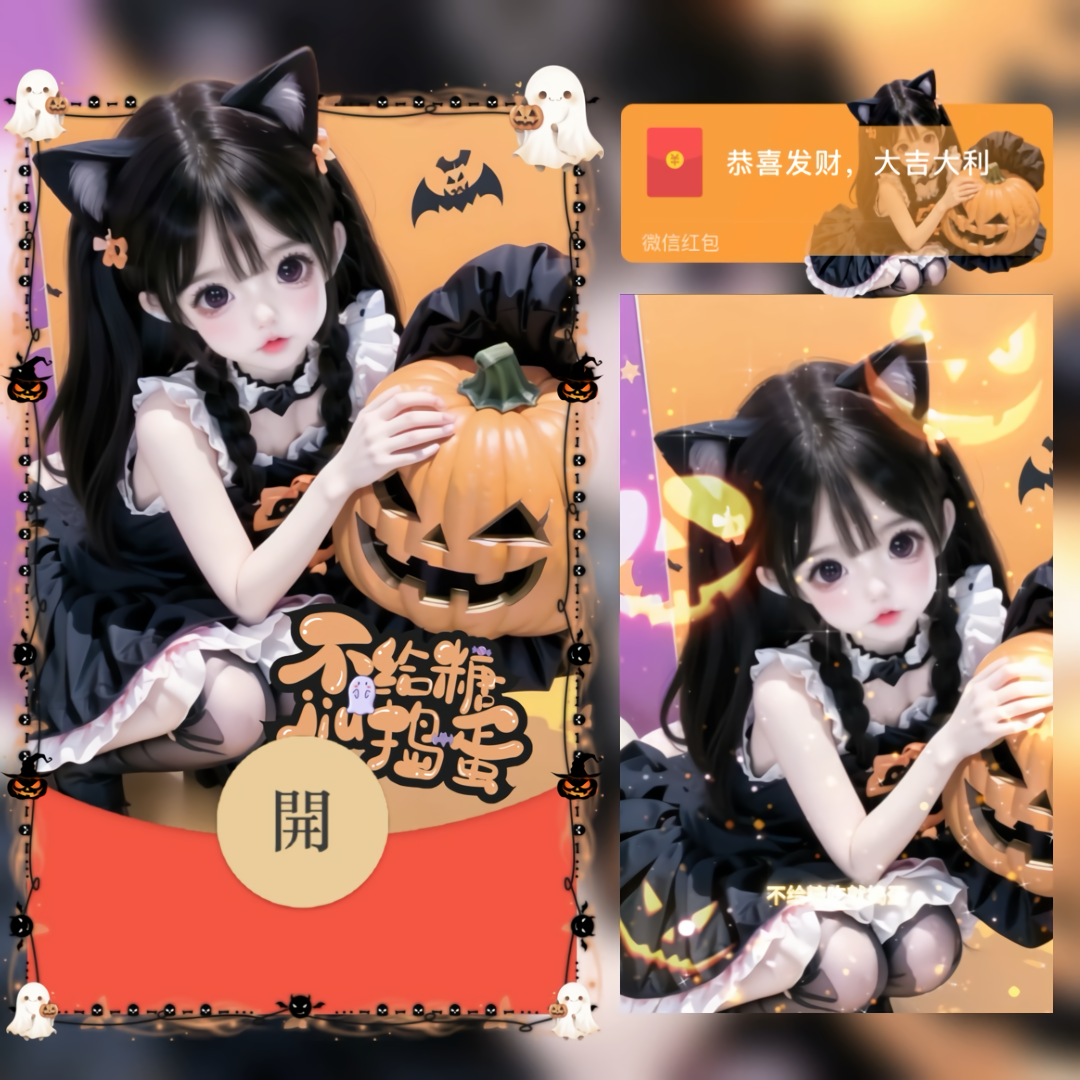 【红包封面】不给糖就捣蛋/tao