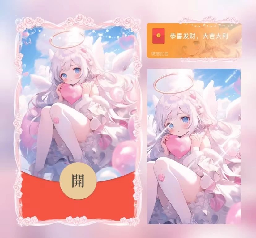 【红包封面】天使甜心/异形动态