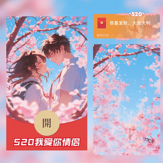 【红包封面】520我爱你/新版动态q