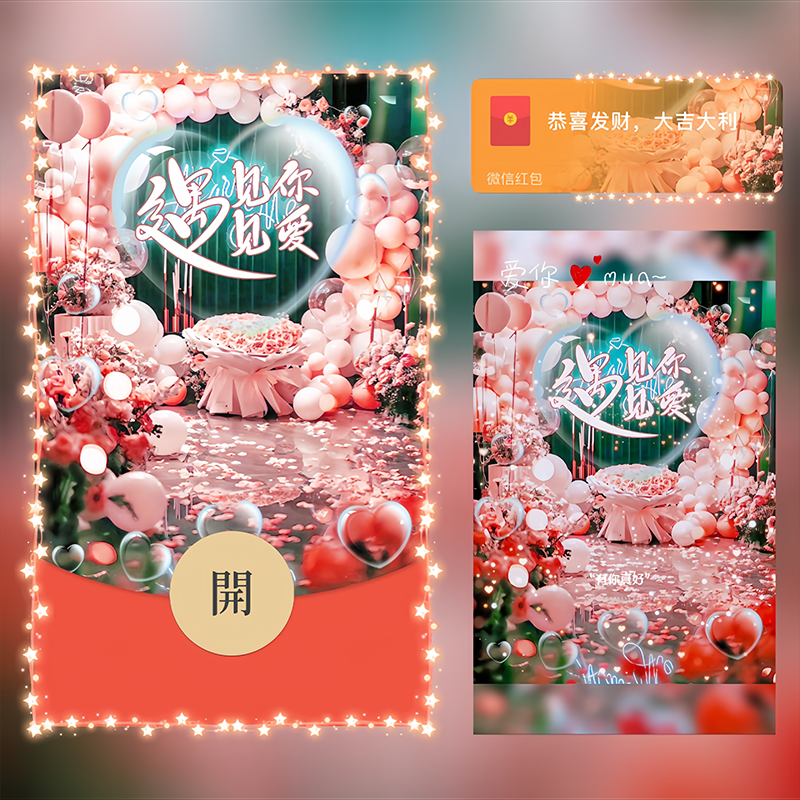 【红包封面】遇见你遇见爱/svip