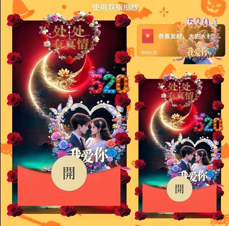 【红包封面】520处处有真情/ds