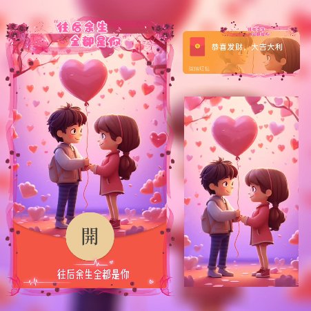 【红包封面】往后余生全都是你/动态/xn