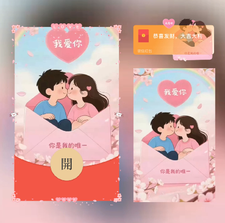 【红包封面】520你是我的唯一/xn