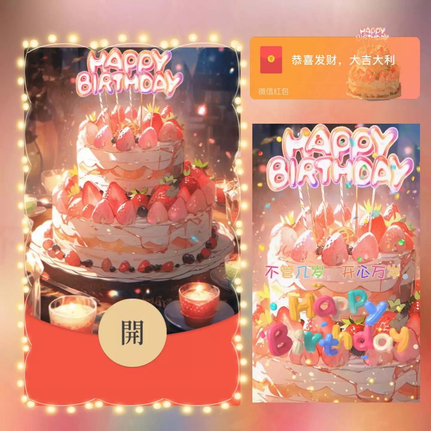 【红包封面】生日快乐/long