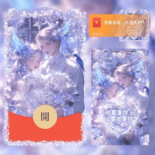 【红包封面】M浪漫情侣/新版动态