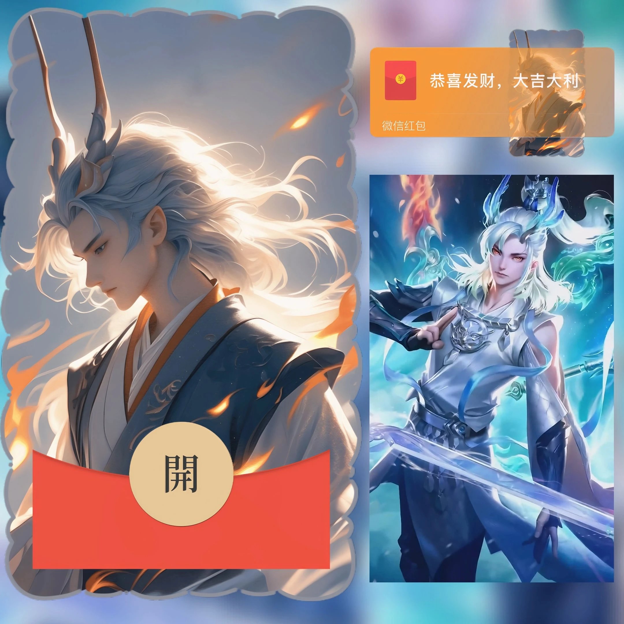 【红包封面】敖隐/凌霄真龙/王者/ln