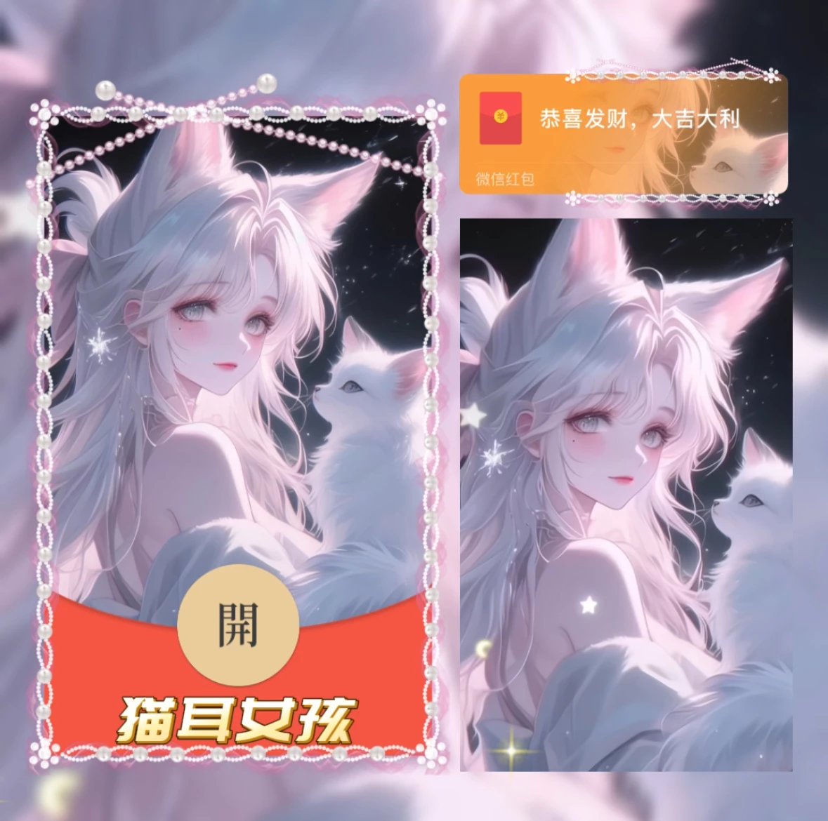 【红包封面】猫耳女孩/异形动态