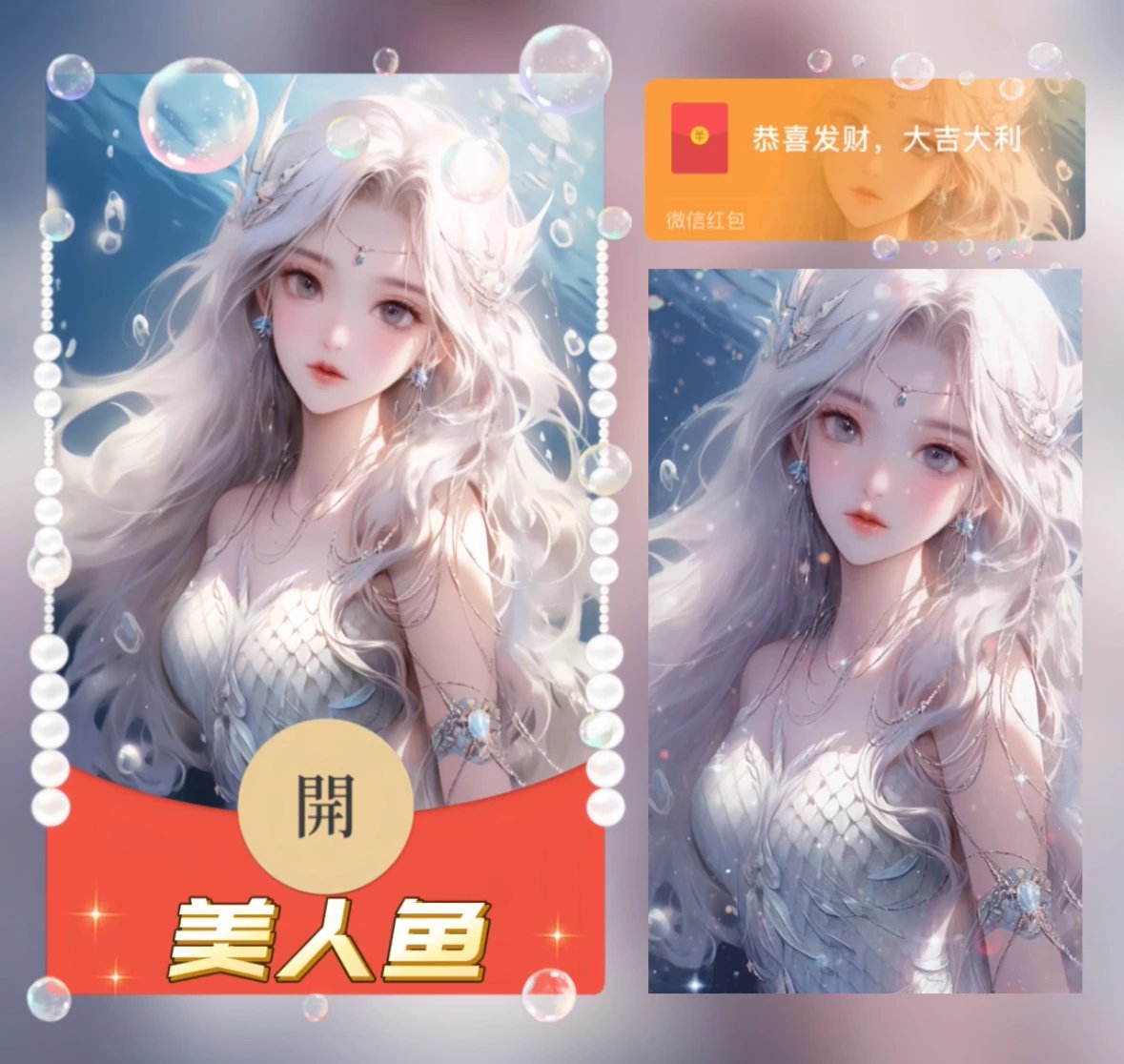 【红包封面】美人鱼/异形动态