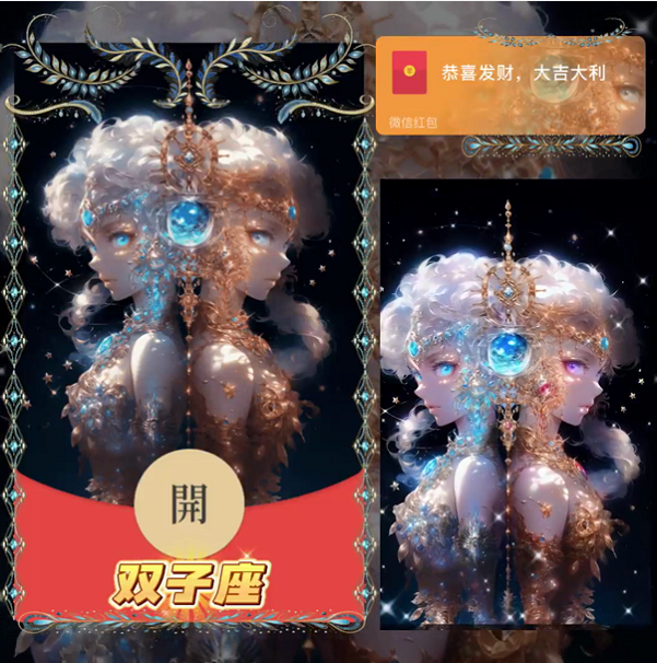 【红包封面】SY双子座女神/异形动态