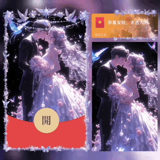 【红包封面】花嫁情侣/bao