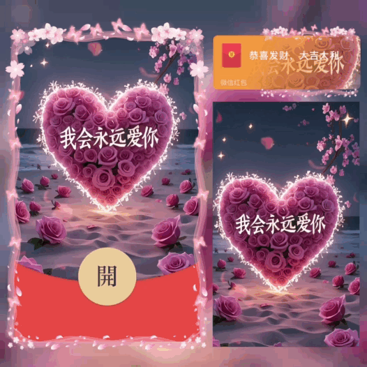 【红包封面】我会永远爱你/bao