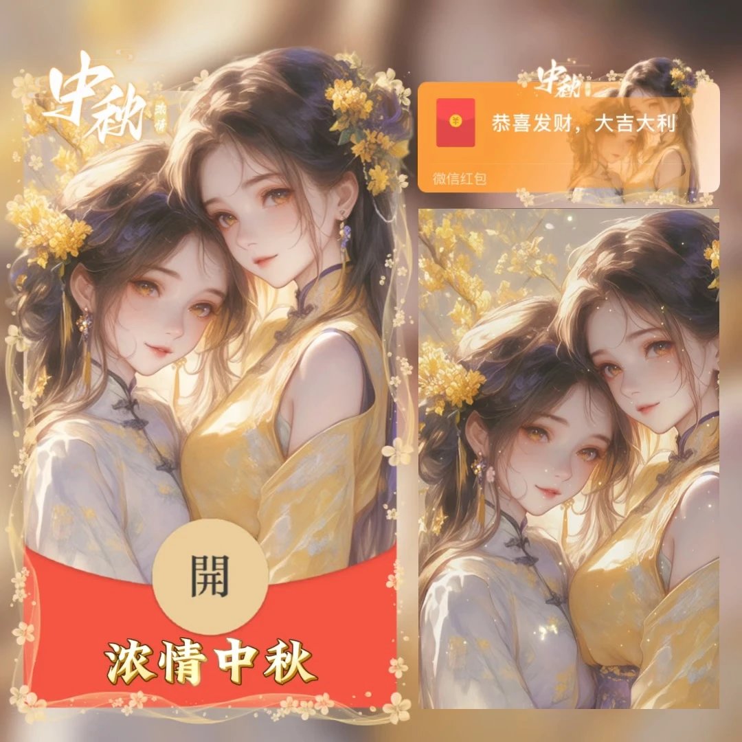 【红包封面】浓情中秋/tao