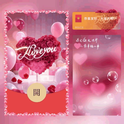 【红包封面】遇见你预见爱/bao