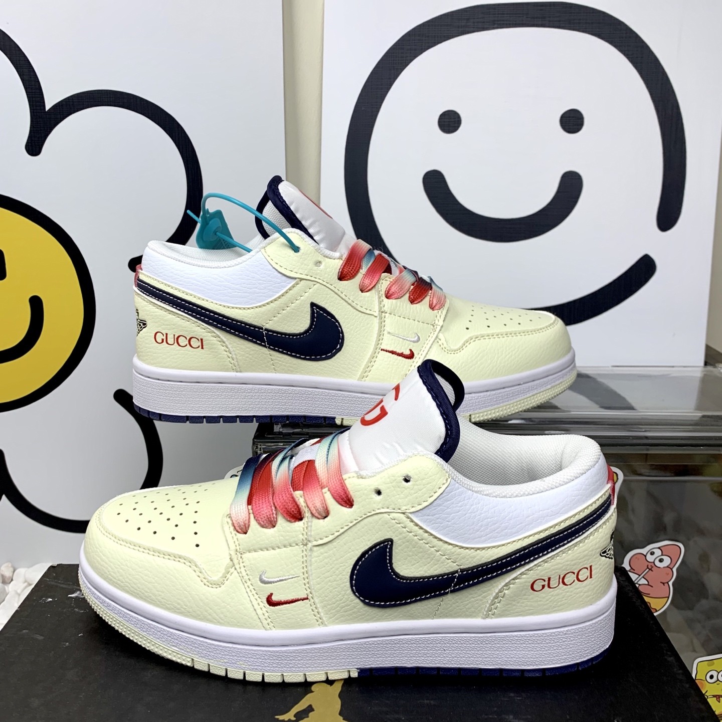   AJ Jordan Air Jordan 1 Low 耐磨防滑 AJ低帮米兰双钩 复古板鞋 36-44码！N1