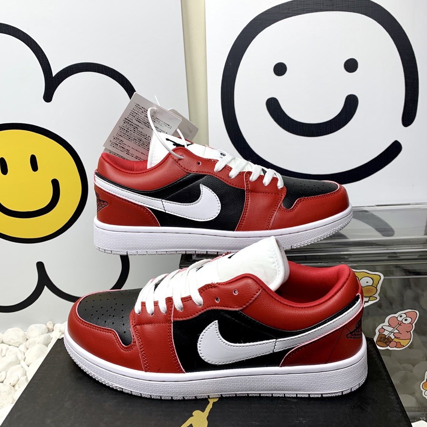   AJ Jordan Air Jordan 1 Low 耐磨防滑 AJ低帮芝加哥 复古板鞋 36-44码！N1