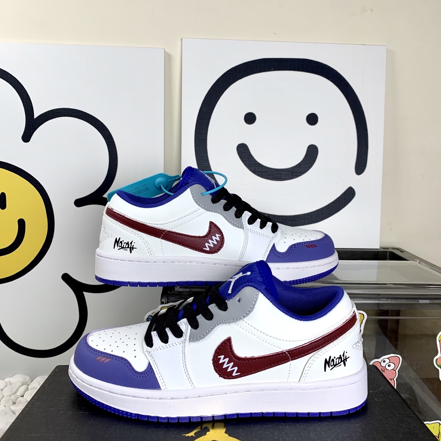  NIke AJ1 Jordan Air Jordan 1 Low AJ低帮讯影 码数36-44 男女现货 A1