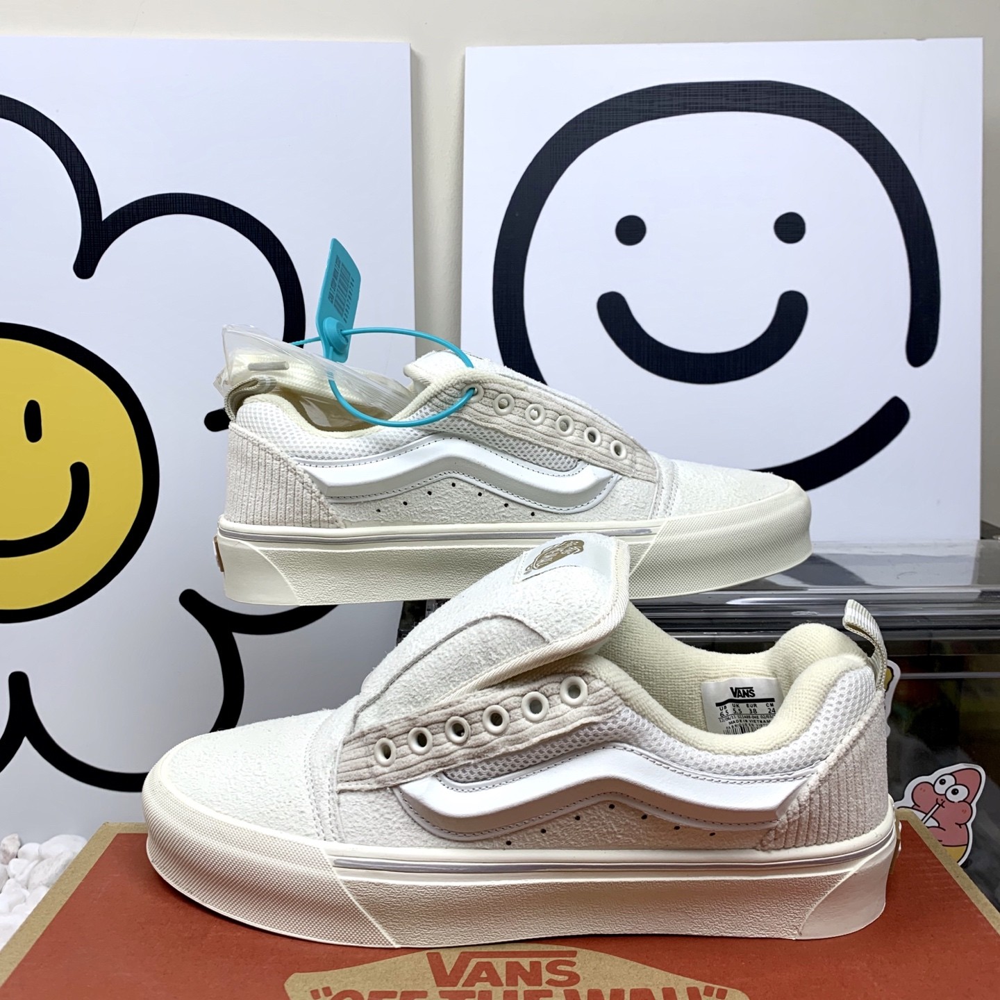 Vans 万斯Y2424米白 套楦工艺 正确版型 尺码36-44 男女码现货 L1