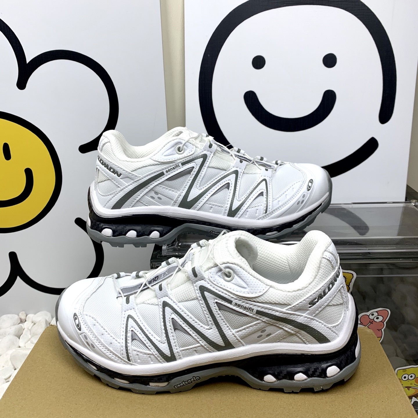 萨洛蒙白灰 套楦工艺 正确版型 尺码36-44 男码现货 M1