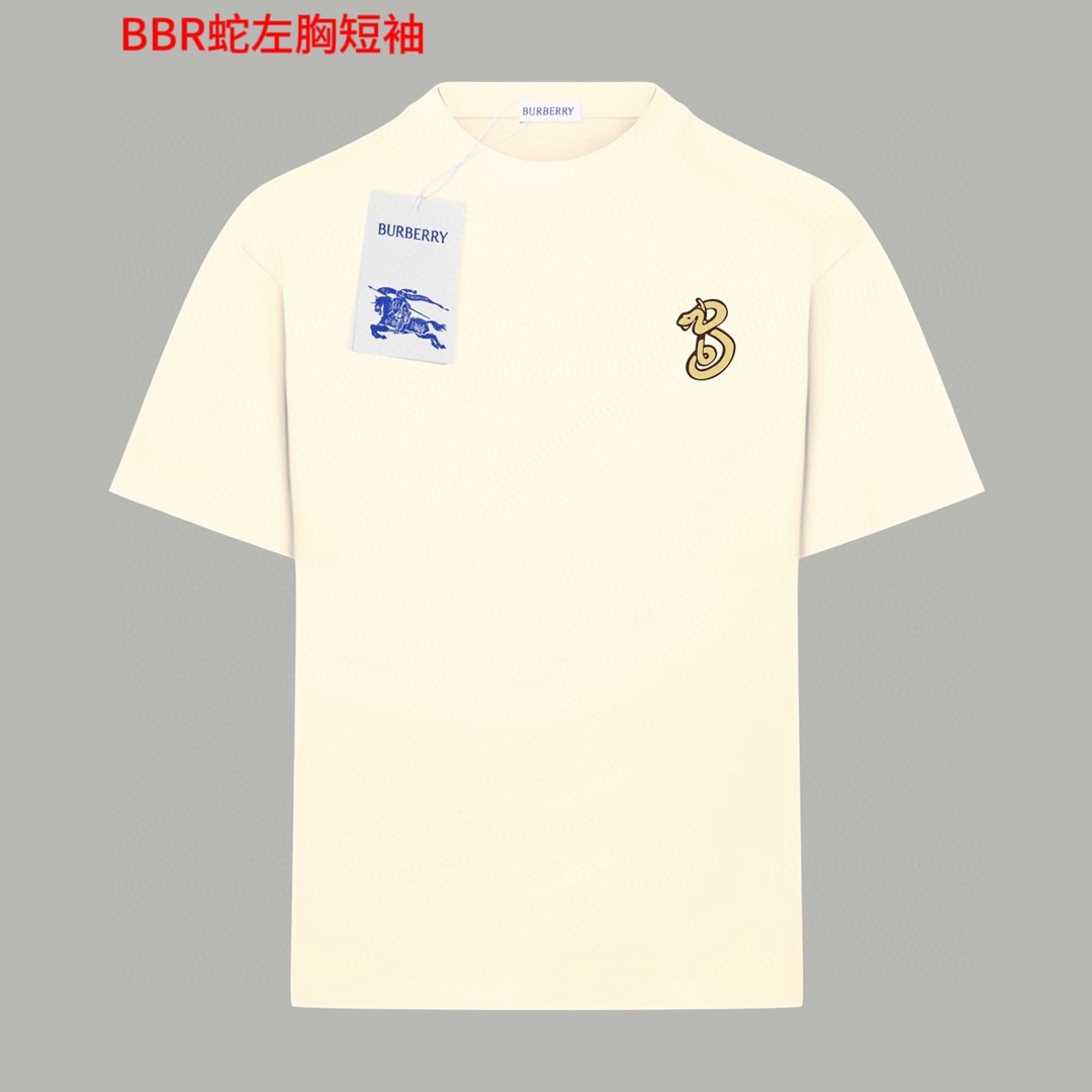 BBR蛇左胸短袖品质保证男女同款 情侣款 