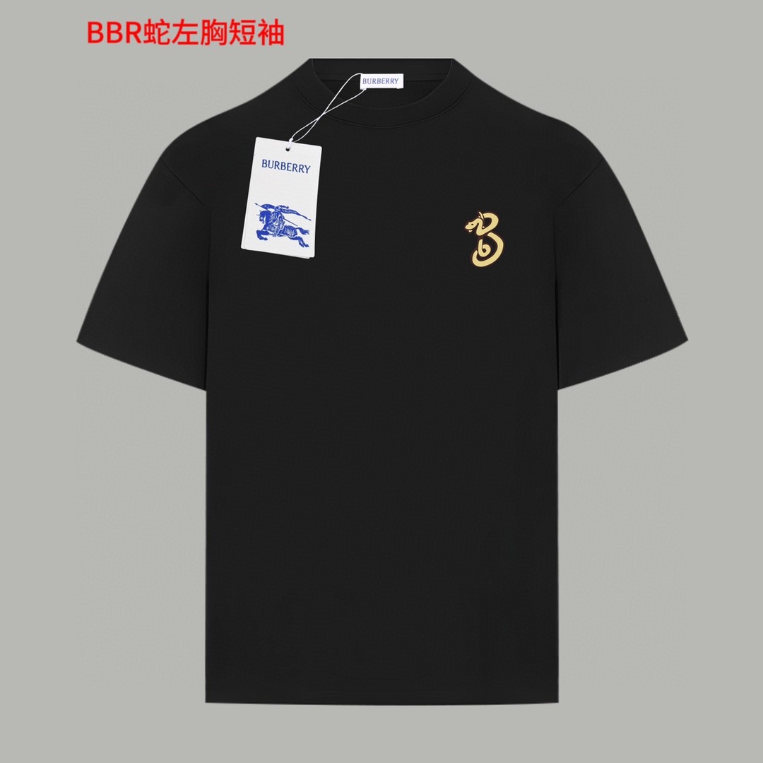 BBR蛇左胸短袖品质保证男女同款 情侣款 