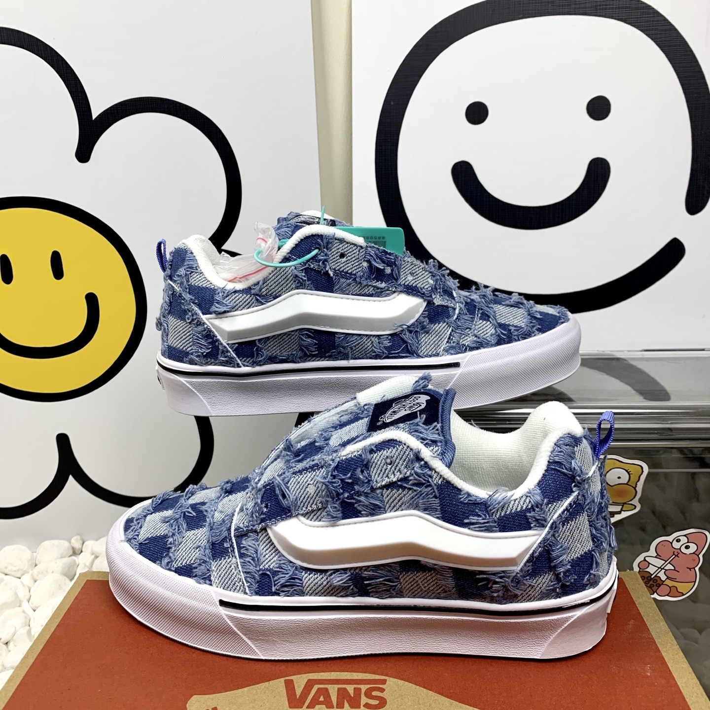 Vans 万斯蓝方格 套楦工艺 正确版型 尺码36-44 男女码现货 N1