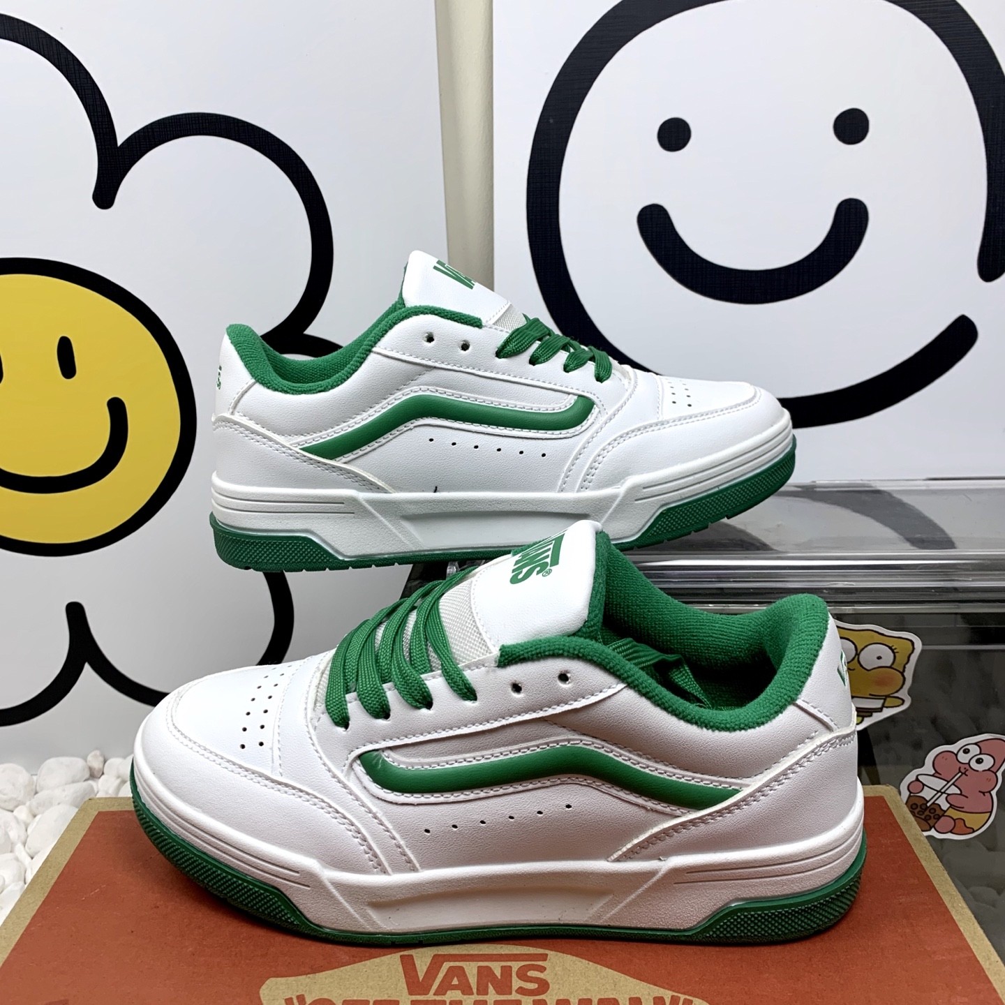  万斯HY018白绿  套楦工艺 正确版型 尺码36-44 男码现货 L1