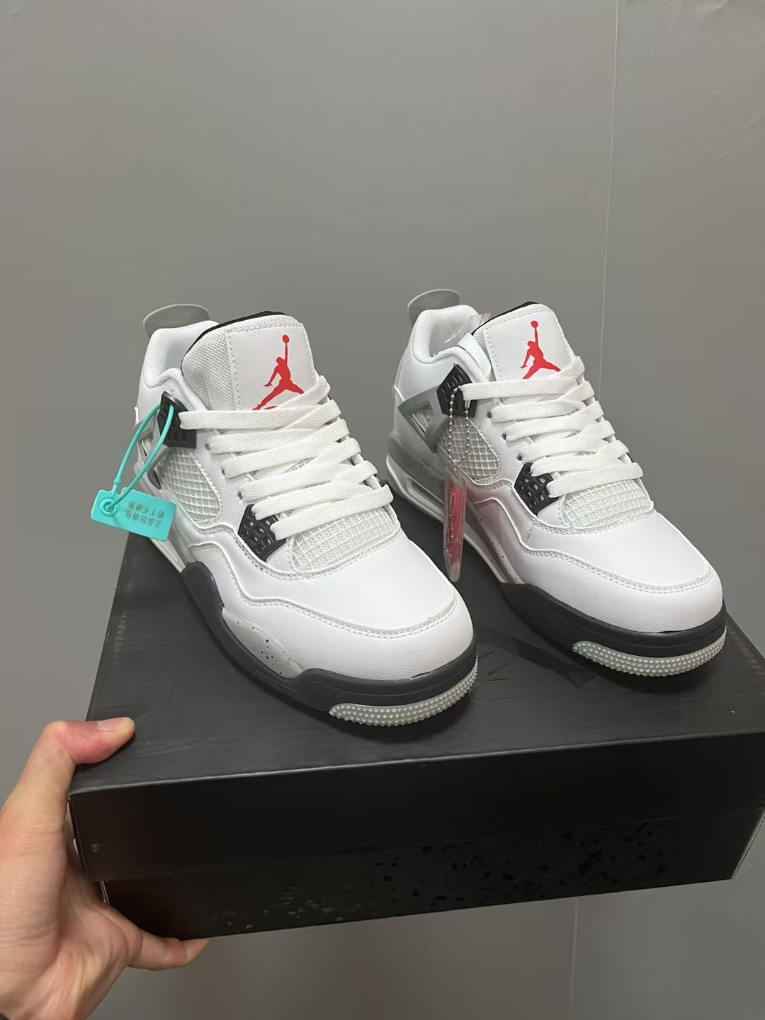  Air Jordan 4 Low Aj4运动鞋 白水泥 码数36-44
