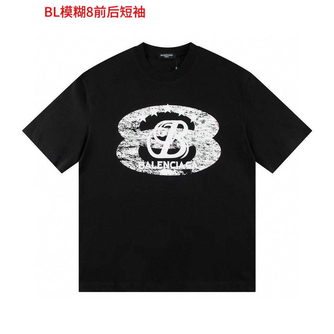 BL模糊8前后短袖品质保证男女同款 情侣款 