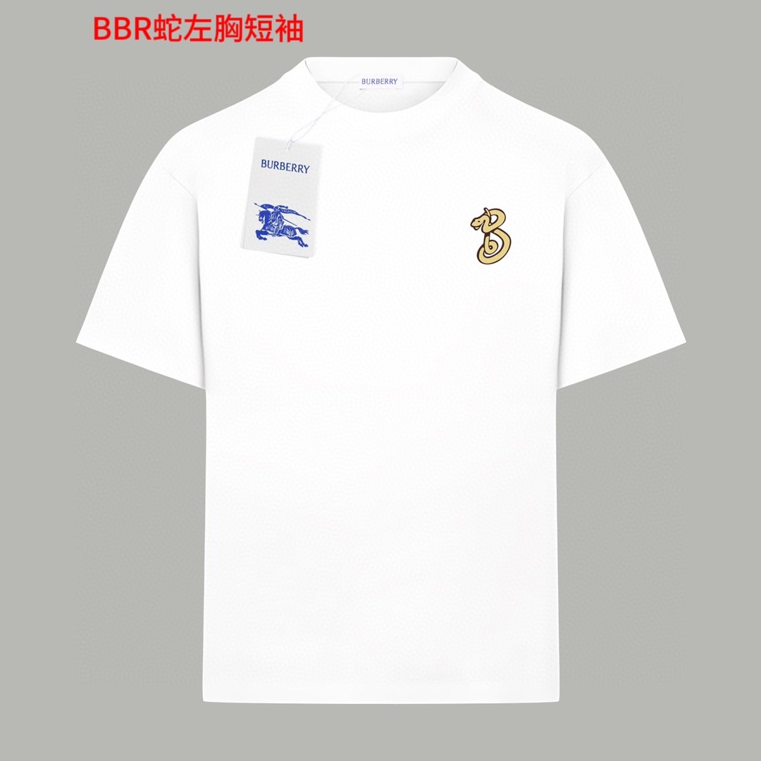 BBR蛇左胸短袖品质保证男女同款 情侣款 