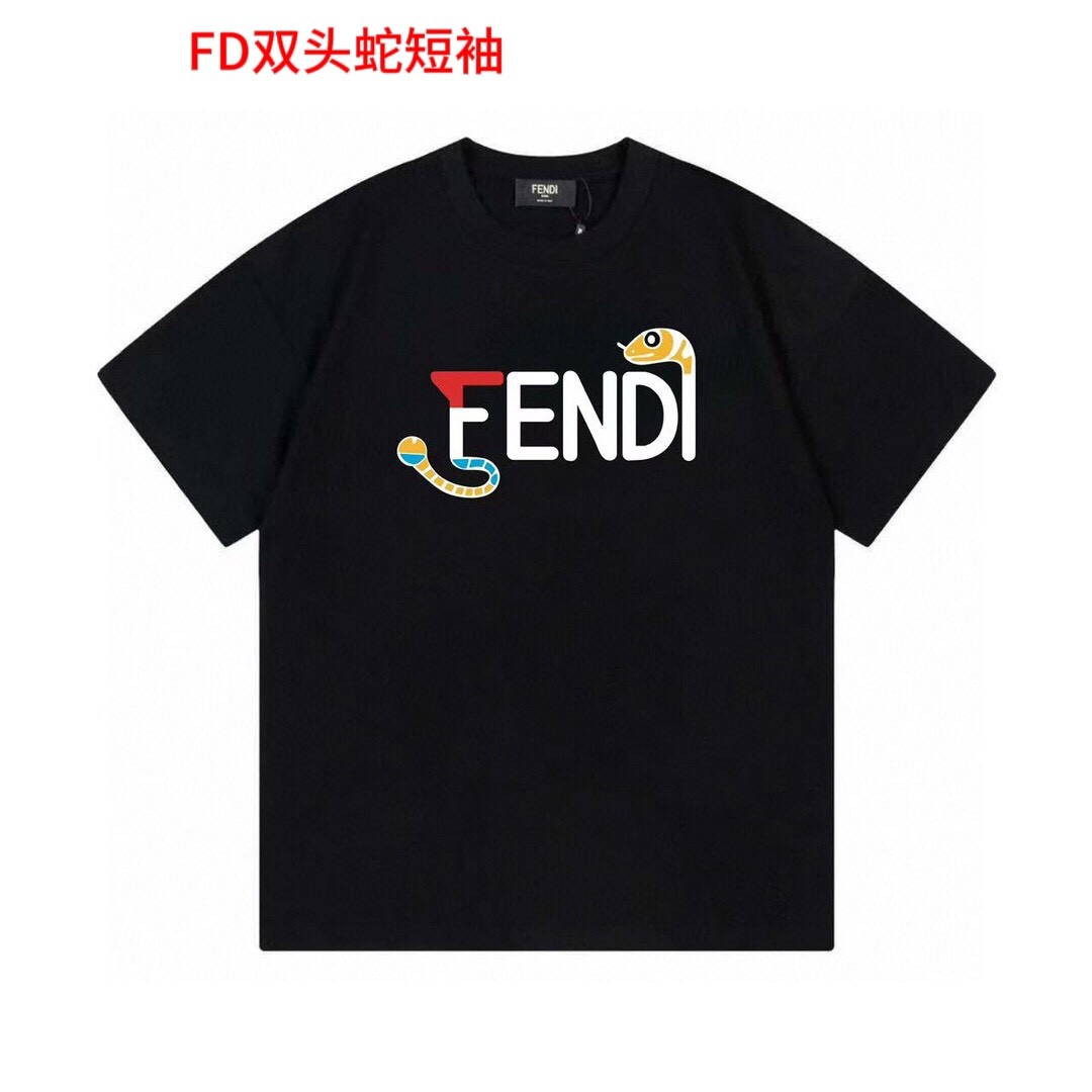 FD双头蛇短袖品质保证男女同款 情侣款 