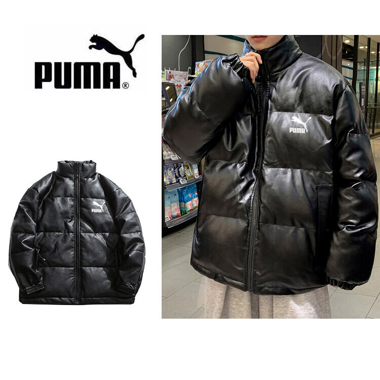 --上新 上新110PUMA彪马经典基础款官网经典基础款皮衣高品质羽绒棉服棉衣外套 男女同款 Puma彪马限定立领皮衣棉服纯天然手塞羽绒棉填充， 超强保暖一件过冬 ov