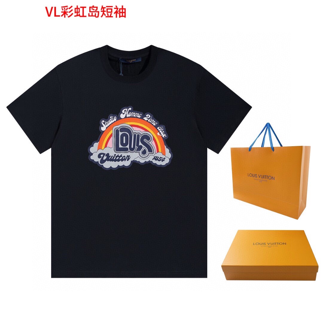 VL彩虹岛短袖品质保证男女同款 情侣款 
