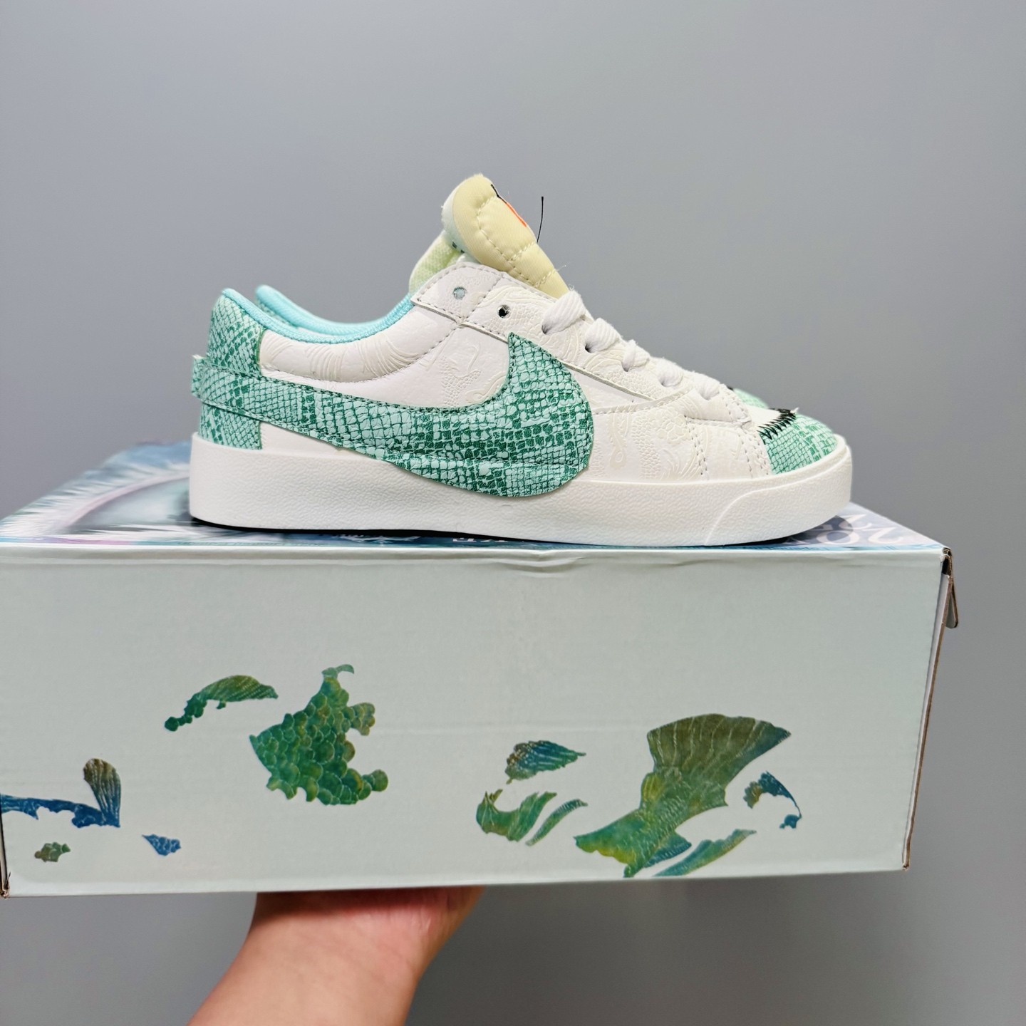 高端开拓者小青龙耐克NIKE  Blazer LOW 77   开拓者 皮面 低帮百搭休闲运动板鞋ID：222265H 36-44