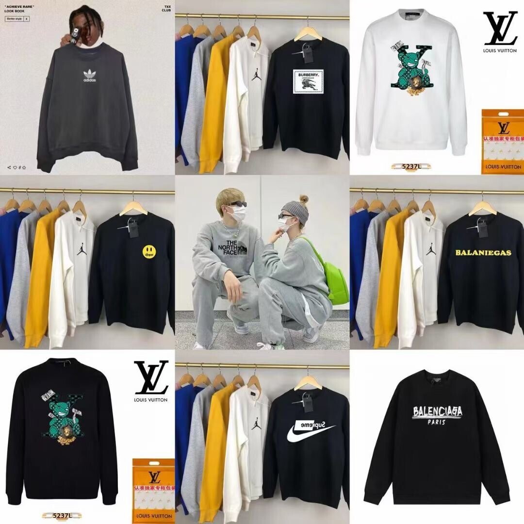 福袋活动卫衣两件包邮可选尺码。许愿想要的牌子 必满足 M-4xl报身高体重发货。可直接要小勾耐克款  颜色随机 不重复