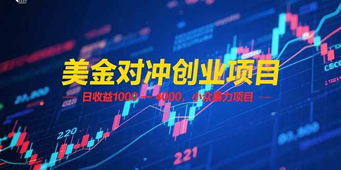 美金对冲创业项目，日收益1000~4000，小众暴力项目-小千网络