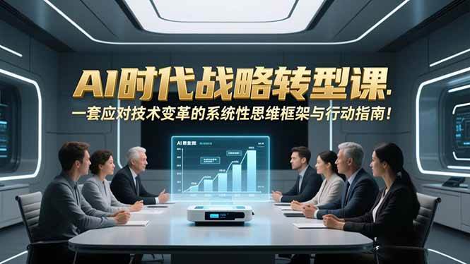 AI时代战略转型课：一套应对技术变革的系统性思维框架与行动指南