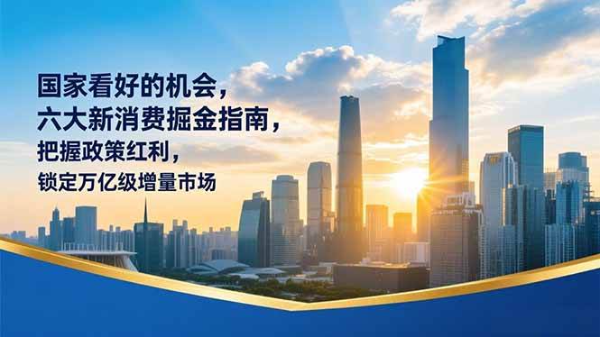 某付费文章：国家看好的机会系列（二），六大新消费掘金指南，把握政策红利，锁定万亿级增量市场